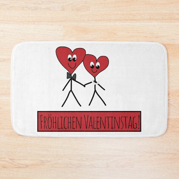 Item preview, Couple of Hearts "Fröhlichen Valentinstag!" designed and sold by MC Art Studio.