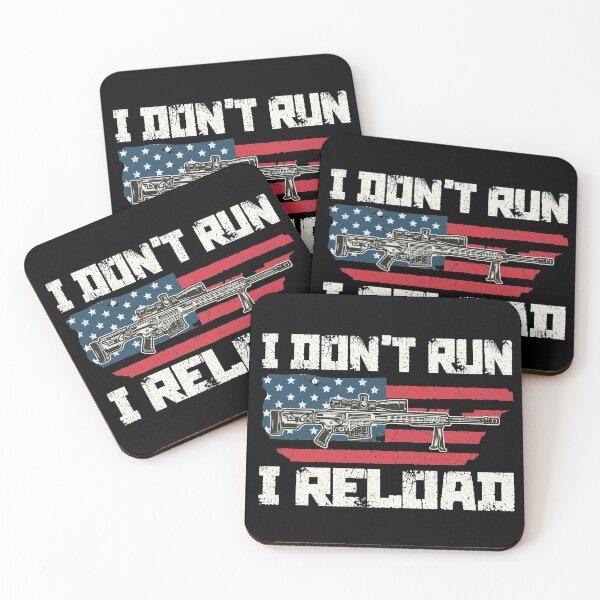 Item preview, American Gun Owners I Don't Run I Reload Vintage US Flag designed and sold by Wadia Hamda.
