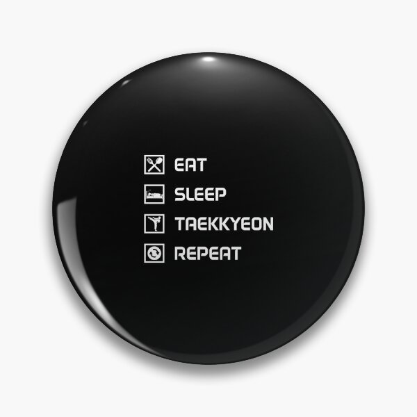 Item preview, eat sleep Taekkyeon repeat designed and sold by Beinfashion.