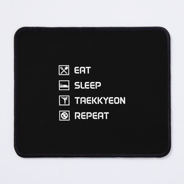 Item preview, eat sleep Taekkyeon repeat designed and sold by Beinfashion.