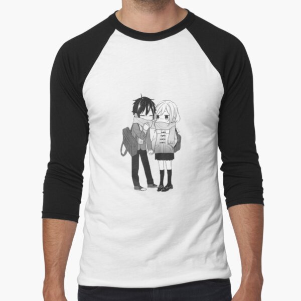 GUANGTAO Hori San To Miyamura Kun 3D Anime Character Print T Shirt Summer  Men Izumi Miyamura & Hori Kyoko Character Polyester Print T Shirt Harajuku  Loose Crew Neck Short Sleeve Size S