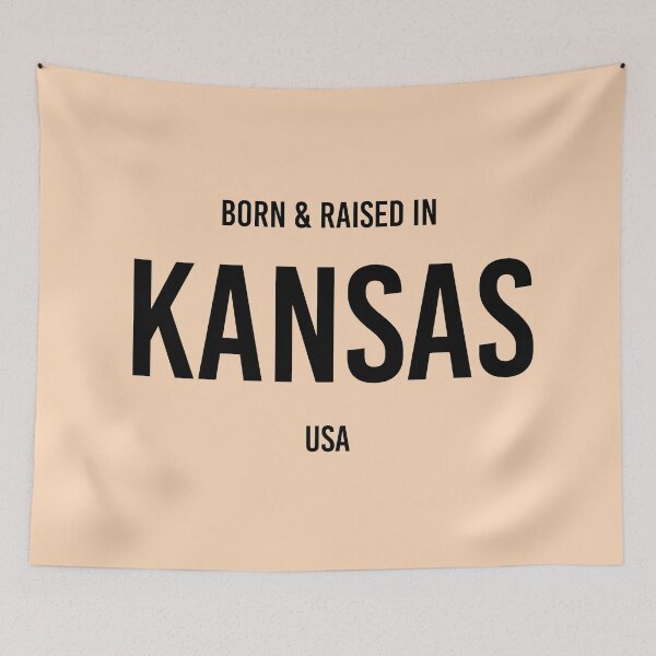 Item preview, Born & Raised in Kansas designed and sold by qdesigns-az.