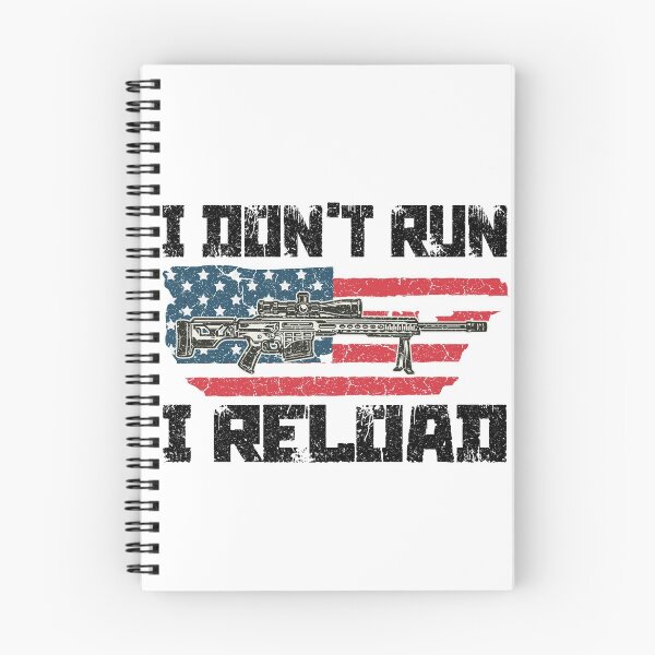 Item preview, I Don't Run I Reload Funny Gun Rights Pro Guns Owner Joke Flag Usa Gamers Gun Lovers designed and sold by Wadia Hamda.