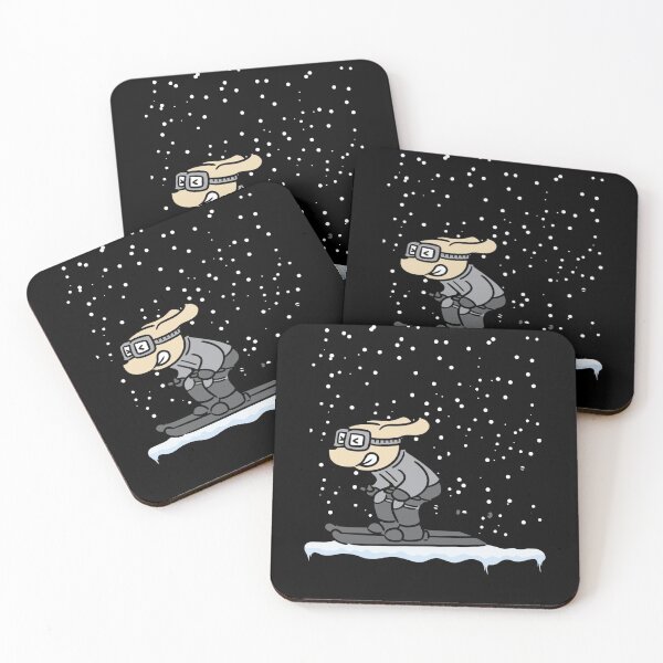 Item preview, Dog Skiing in the snow designed and sold by KHAFiT.