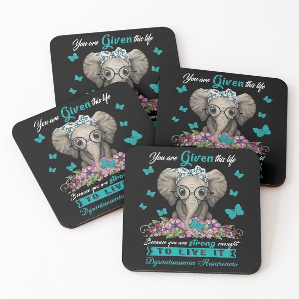 Item preview, Dysautonomia Warrior Cute Elephant Lover Gifts designed and sold by Adropine.