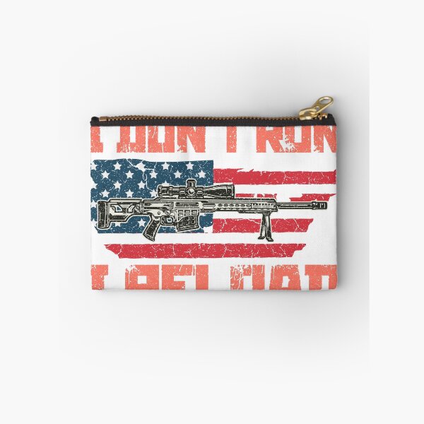Item preview, I Don't Run I Reload Funny Gun Rights Pro Guns Owner Joke Flag Usa Gamers Gun Lovers designed and sold by Wadia Hamda.