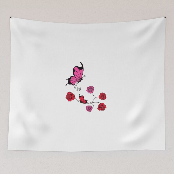Item preview, Hot Pink and Burning Red Butterflies designed and sold by NellyOm.