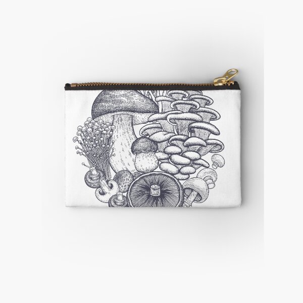 Item preview, Ink Mushrooms Vintage Illustration designed and sold by dayfrit.