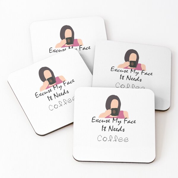 Item preview, Excuse my face it needs caffee classic T shirt , coffee lovers t shirt ,  designed and sold by LilaDiams.