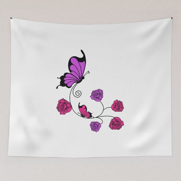 Item preview, Purple and Pink Butterflies  designed and sold by NellyOm.