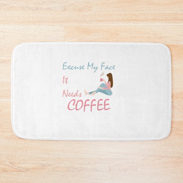 Item preview, Excuse my face it needs caffee classic T shirt , coffee lovers t shirt ,  designed and sold by LilaDiams.