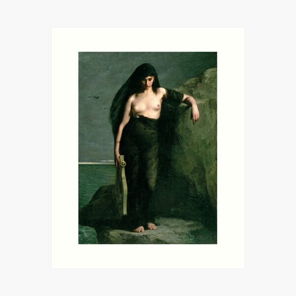 Item preview, Sappho, by Charles Auguste Mengin designed and sold by ForgottenGarden.