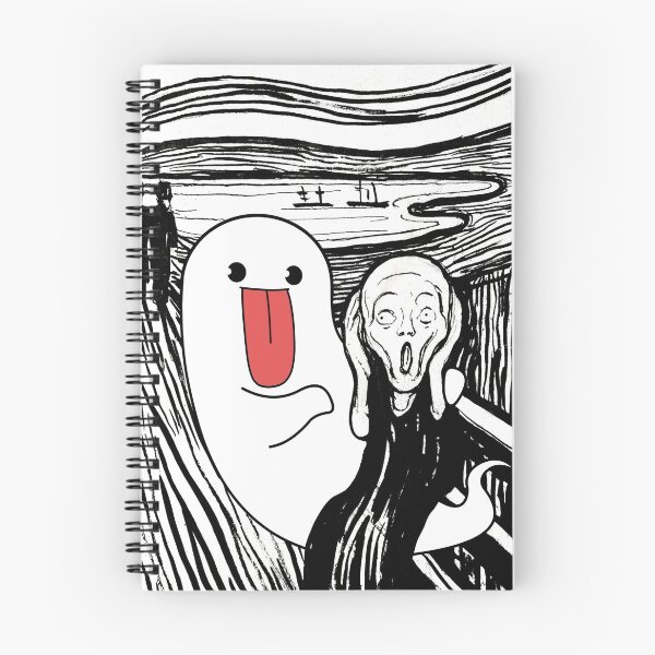 Item preview, Boogie Chum Chum Met The Screm Black And White Expression Art Chumy Funny Crazy Meme designed and sold by ShumShumShop.