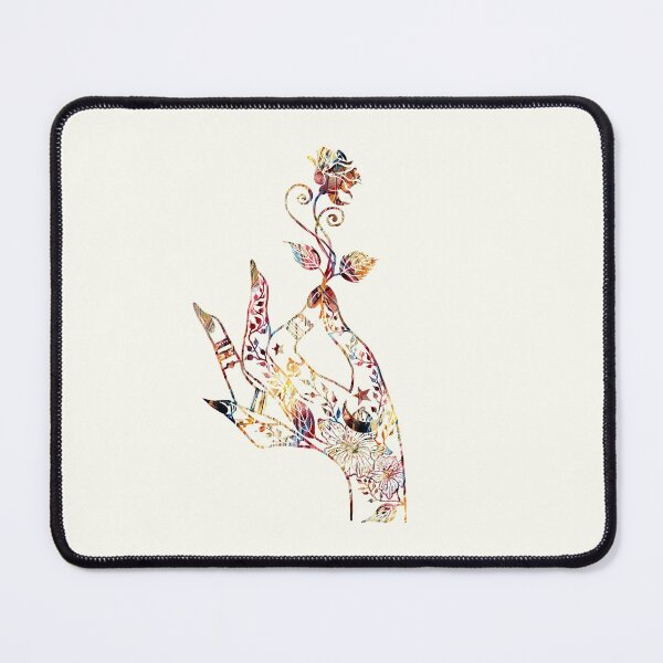 Item preview, whimsical dancing colors abstract mystic witch hand designed and sold by TitaCris.
