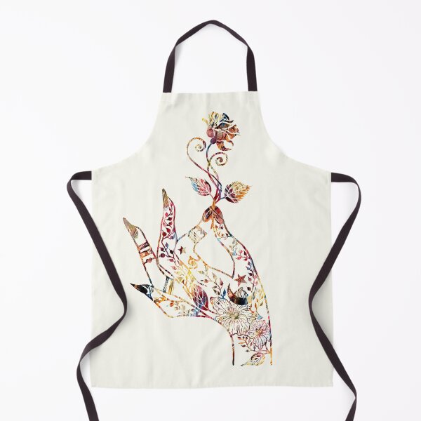 Item preview, whimsical dancing colors abstract mystic witch hand designed and sold by TitaCris.