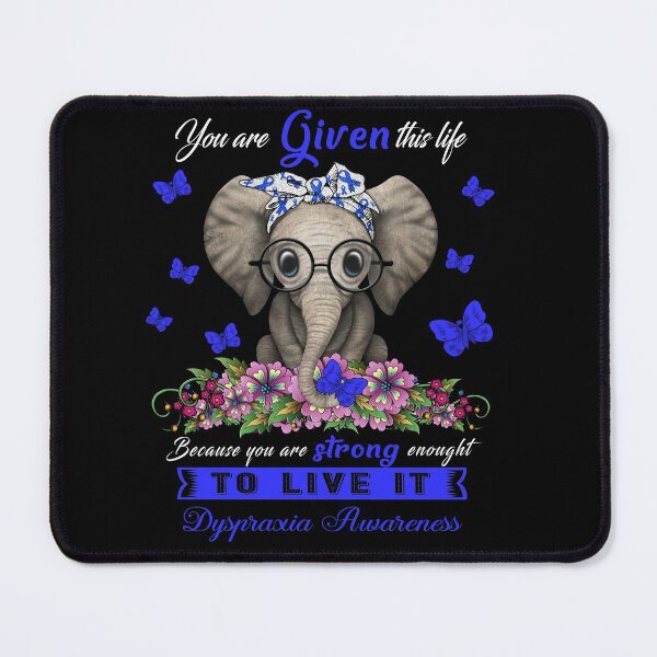 Item preview, Dyspraxia Warrior Cute Elephant Lover Gifts designed and sold by Adropine.