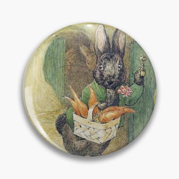 Item preview, Beatrix Potter Black Rabbit Appley Dapply’s Nursery Rhymes Illustration  designed and sold by Pinkmagenta.