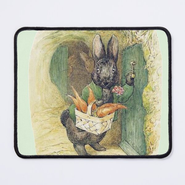 Item preview, Beatrix Potter Black Rabbit Appley Dapply’s Nursery Rhymes Illustration designed and sold by Pinkmagenta.