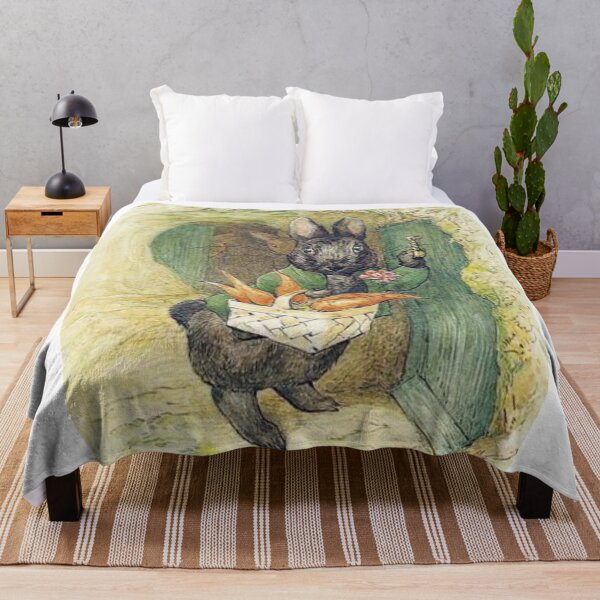 Item preview, Beatrix Potter Black Rabbit Appley Dapply’s Nursery Rhymes Illustration  designed and sold by Pinkmagenta.