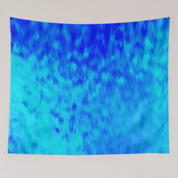 Item preview, Blue Flames Faux Fur Pattern designed and sold by ColorPopArtBoutique.