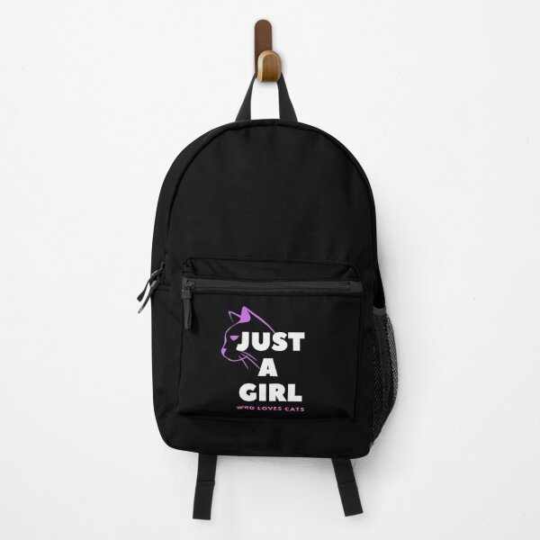 Item preview, Just A Girl Who Loves Cats - For Cat lovers - Color Cat Christmas Gift Girls designed and sold by zakibenj.