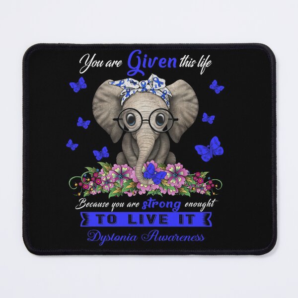 Item preview, Dystonia Warrior Cute Elephant Lover Gifts designed and sold by Adropine.