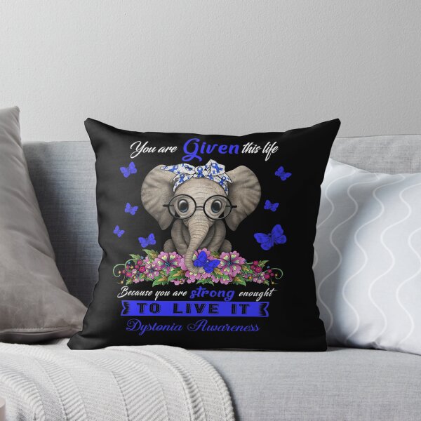 Item preview, Dystonia Warrior Cute Elephant Lover Gifts designed and sold by Adropine.