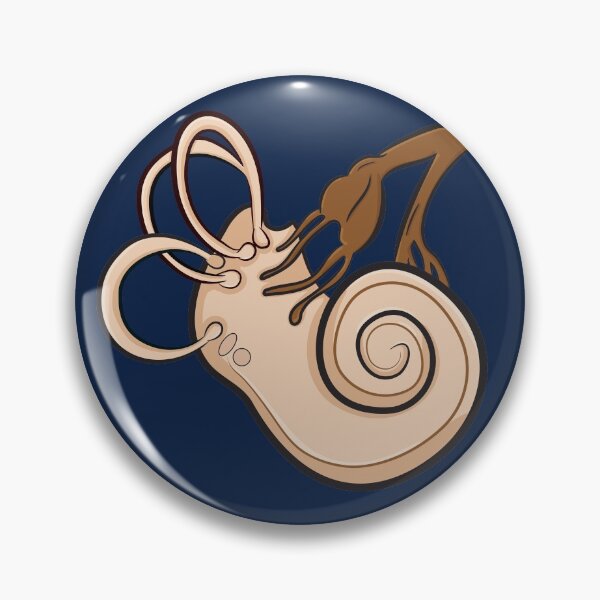 Item preview, Inner Ear Cochlea illustration Neutral designed and sold by StacyAnnDesigns.