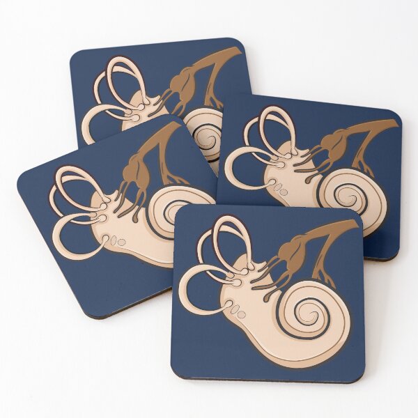 Item preview, Inner Ear Cochlea illustration Neutral designed and sold by StacyAnnDesigns.