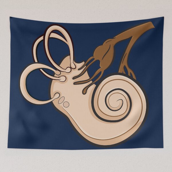 Item preview, Inner Ear Cochlea illustration Neutral designed and sold by StacyAnnDesigns.