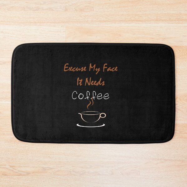 Item preview,  Excuse my face it needs caffee classic T shirt , coffee lovers t shirt ,  designed and sold by LilaDiams.