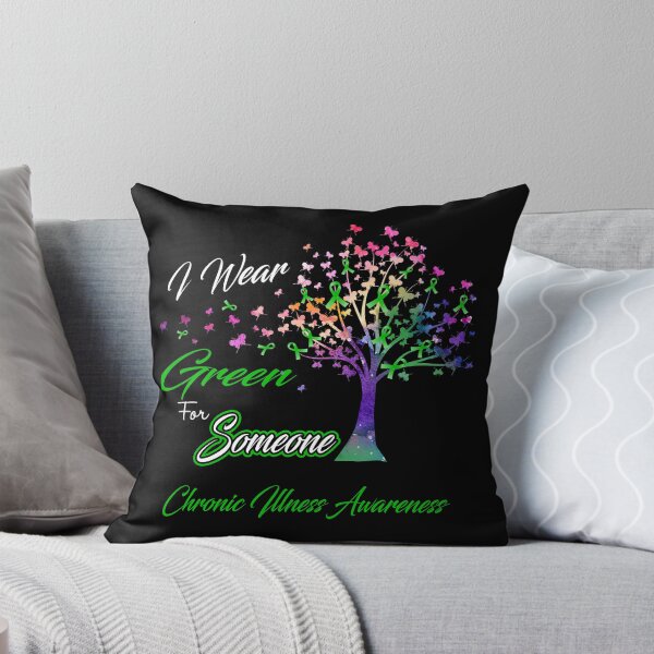 Item preview, Ribbon Tree I Wear Green For Someone Chronic Illness Awareness designed and sold by Tadmab.