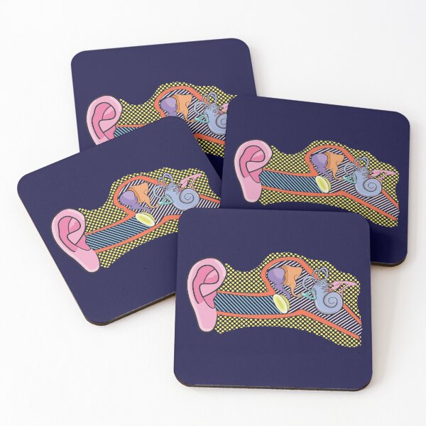 Item preview, Outer, Middle, and Inner Ear Colorful Illustration designed and sold by StacyAnnDesigns.