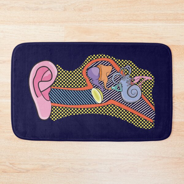Item preview, Outer, Middle, and Inner Ear Colorful Illustration designed and sold by StacyAnnDesigns.