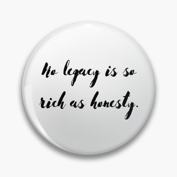 Item preview, Shakespeare Quote From All's Well That Ends Well - No legacy is so rich as honesty designed and sold by violet-hope.