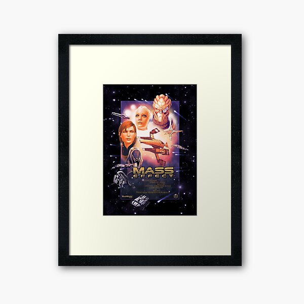 ME1 Poster, Fem Edition Framed Art Print