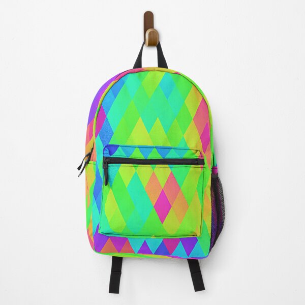 Item preview, Abstract multicolor triangles pattern designed and sold by cutecrazytshirt.