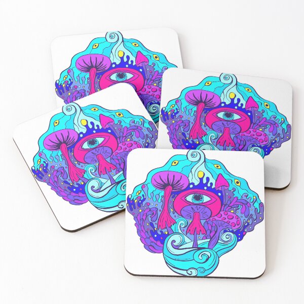 Item preview, Trippy Mushroom LSD Drug Art designed and sold by dayfrit.