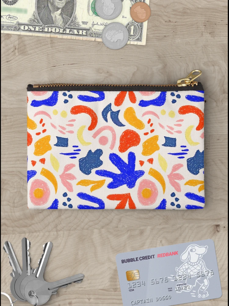 Thumbnail 3 of 4, Zipper Pouch, Colorful Abstract Pattern designed and sold by uisun.