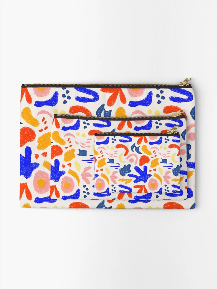 Thumbnail 2 of 4, Zipper Pouch, Colorful Abstract Pattern designed and sold by uisun.