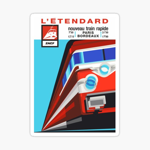 Item preview, SNCF Bordeaux 1968 designed and sold by traincrewdesign.