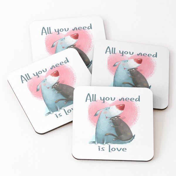 Item preview, Dog and Cat Love designed and sold by Patricia Johnston.