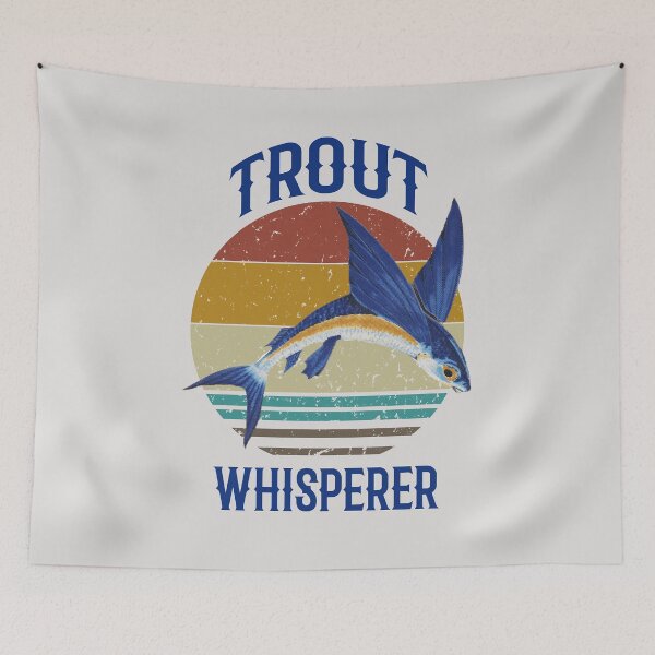 Item preview, Trout Whisperer, Steelhead fishing trips retro style designed and sold by SweetbeStore.