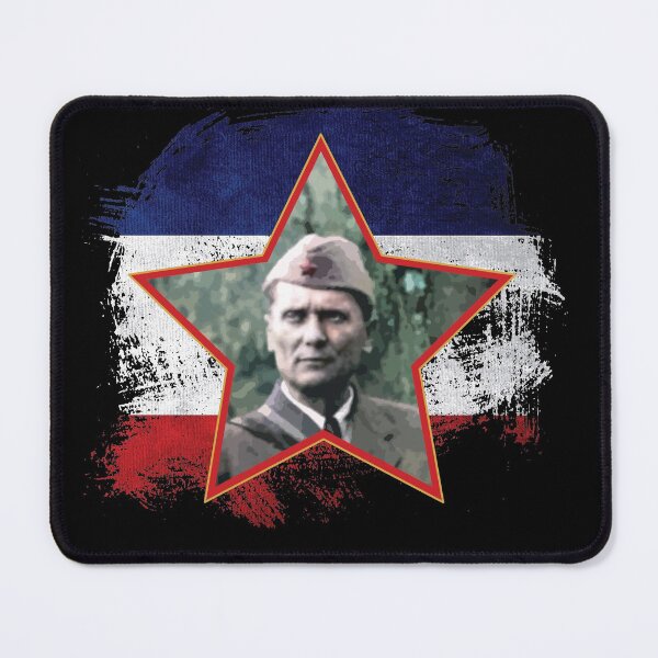 Item preview, Josip Broz Tito Yugoslavian partisan version background 2 designed and sold by ChatterFox.