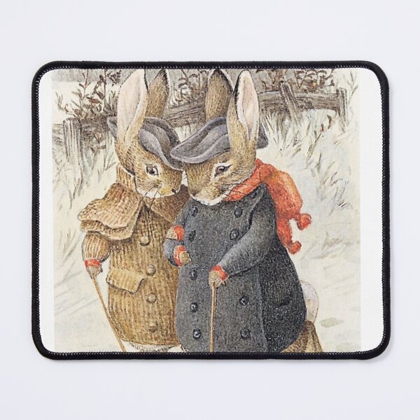 Item preview, Beatrix Potter Merry Christmas Bunnies Appley Dapply’s Nursery Rhymes Illustration designed and sold by Pinkmagenta.