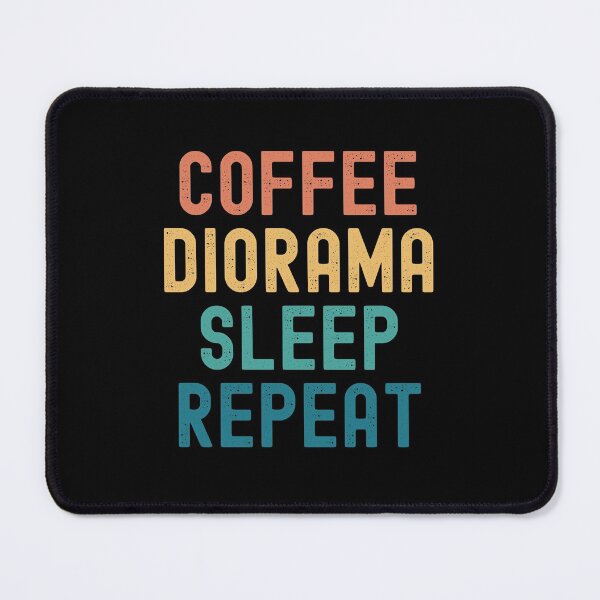 Item preview, Coffee Diorama Sleep Repeat - Funny Diorama & Coffee Gift designed and sold by kindxinn.
