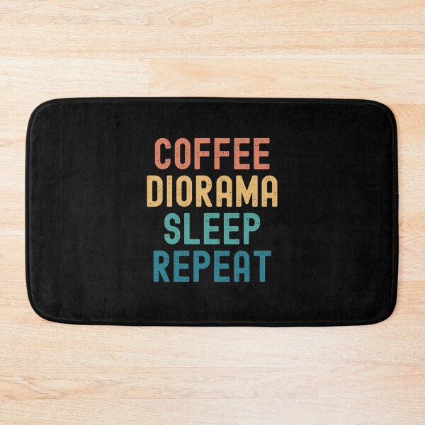 Item preview, Coffee Diorama Sleep Repeat - Funny Diorama & Coffee Gift designed and sold by kindxinn.