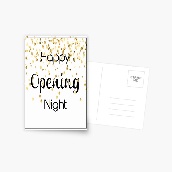 Happy Opening Night | Greeting Card