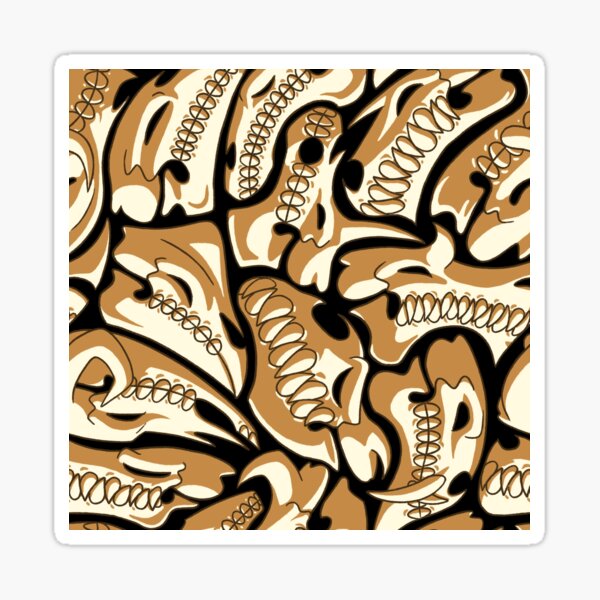Archaeology Skulls Sticker