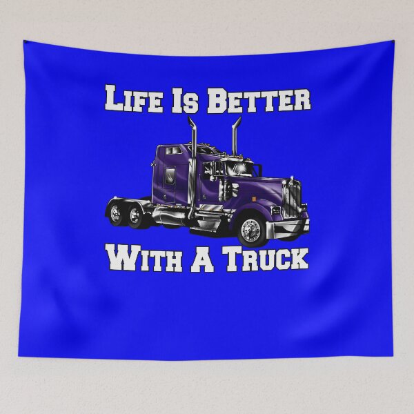 Item preview, Big Rig Trucker Life is Better With A Truck designed and sold by fantasticdesign.